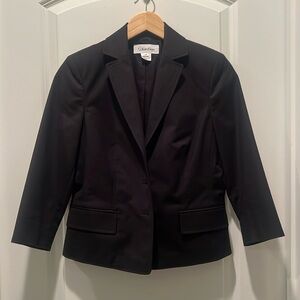 Black blazer jacket 6p Calvin Klein